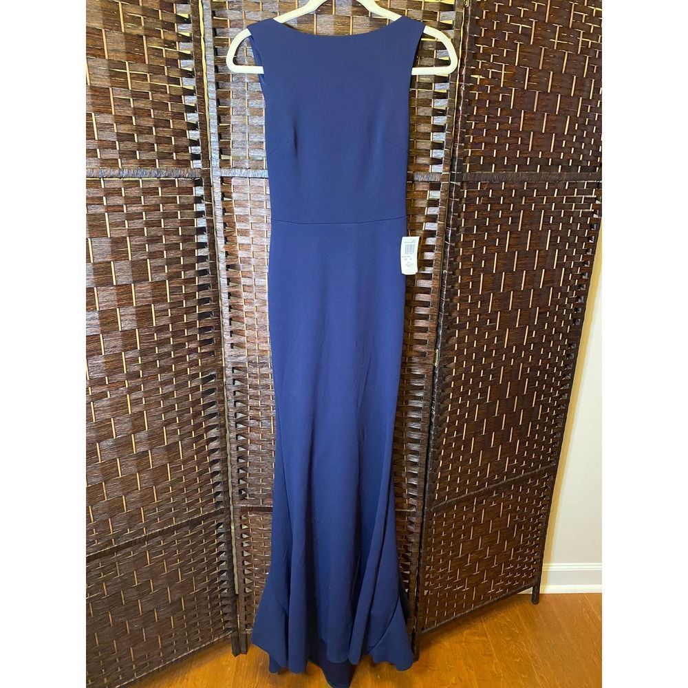 Navy Formal Dress in a 3/4 from Dillards